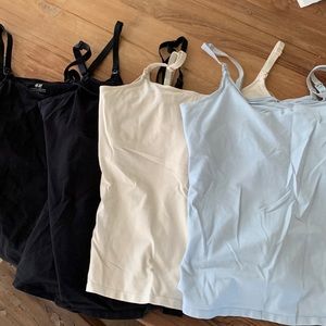 H&M Organic Cotton Nursing Tanks M